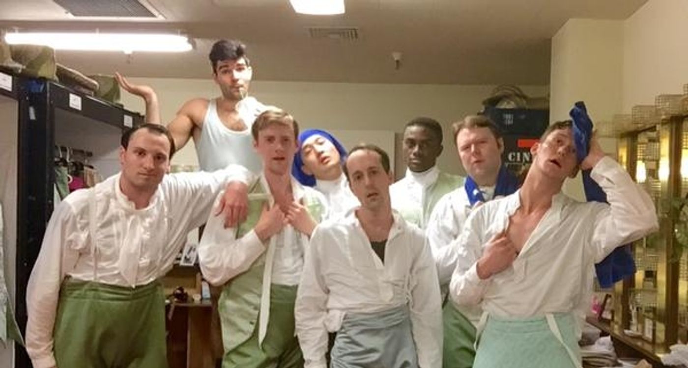 Photo Flash: Saturday Intermission Pics - 3/14 - HONEYMOON IN VEGAS Cast Celebrates Pi Day, and More! Photo Flash: Saturday Intermission Pics - 3/14 - HONEYMOON IN VEGAS Cast Celebrates Pi Day, and More! Image