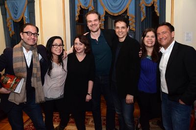 Fisher Stevens, Janeane Garofalo, Rachel Dratch, David Harbour, Ralph Macchio, Dayle  Photo