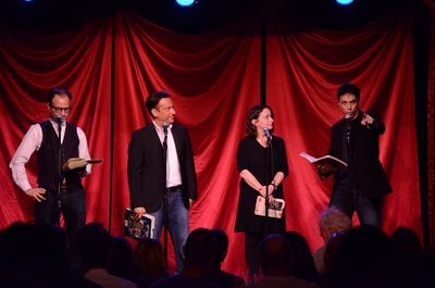 Fisher Stevens, Eugene Pack, Rachel Dratch, Ralph Macchio Photo