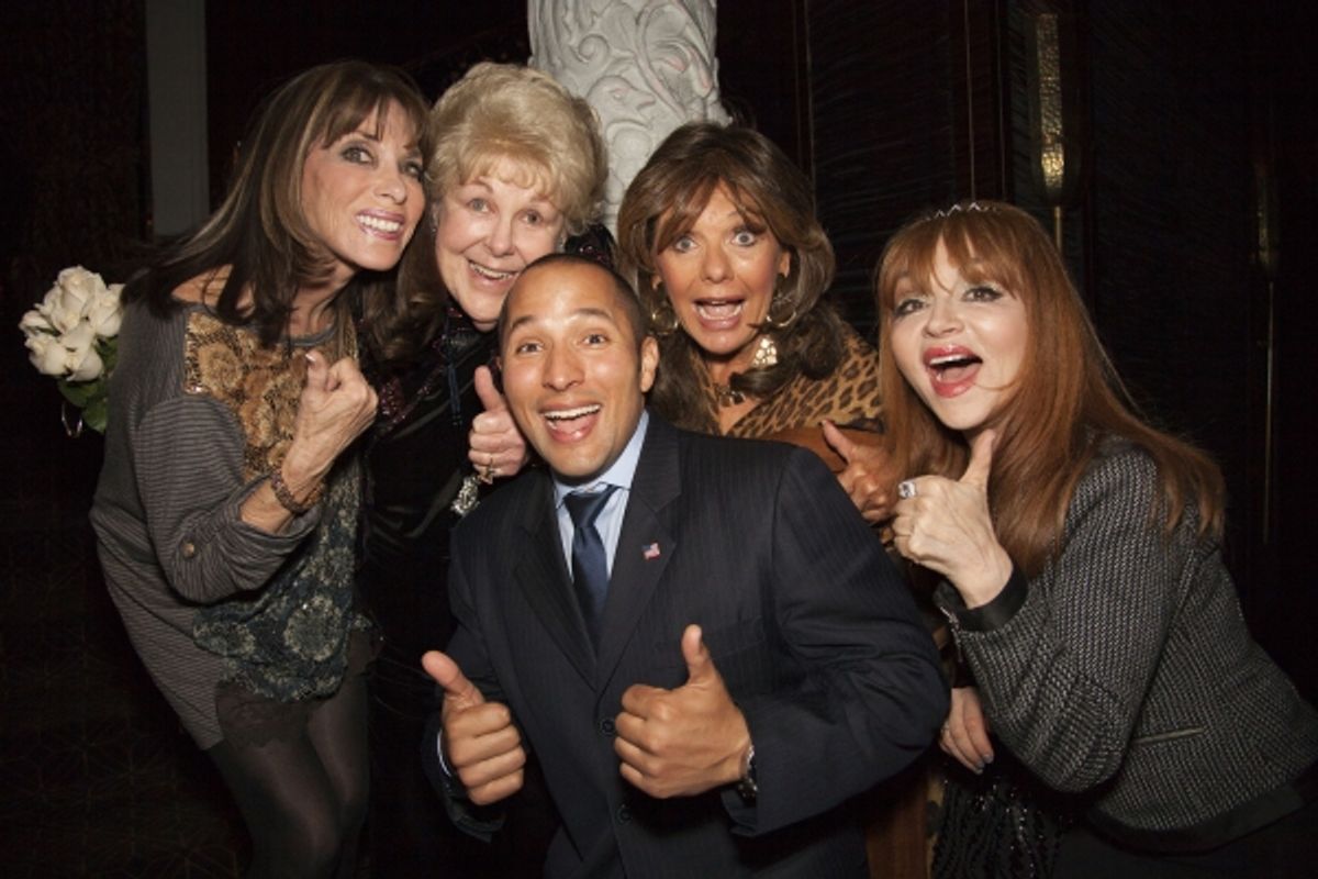 Kate Linder, Mary Jo Catlett, Christopher Landavazo, Dawn Wells and Judy Tenuta at 