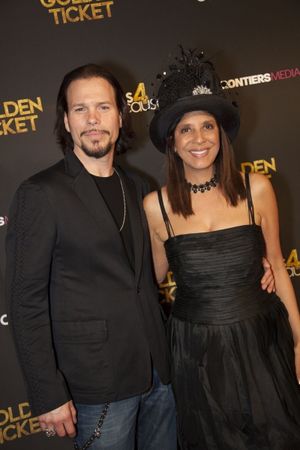 Rocker, Sean McNabb, and Hostess, Christine Devine @ BroadwayWorld Rocker, Sean McNabb, and Hostess, Christine Devine Photo