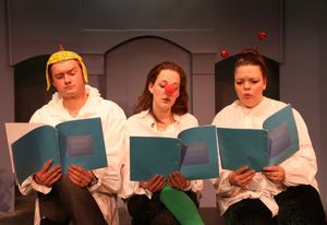 The cast of THE COMPLETE WORKS OF WILLIAM SHAKESPEARE (ABRIDGED!) @ BroadwayWorld The cast of THE COMPLETE WORKS OF WILLIAM SHAKESPEARE (ABRIDGED!) Photo