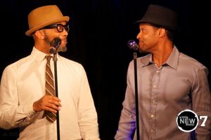 Continuing the sneak preview of RECORDED IN HOLLYWOOD, Rahsaan Patterson and Stu James sing Andy Cooper’s 'Let’s Go Shoppin'. @ BroadwayWorld Continuing the sneak preview of RECORDED IN HOLLYWOOD, Rahsaan Patterson and Stu Jame Photo