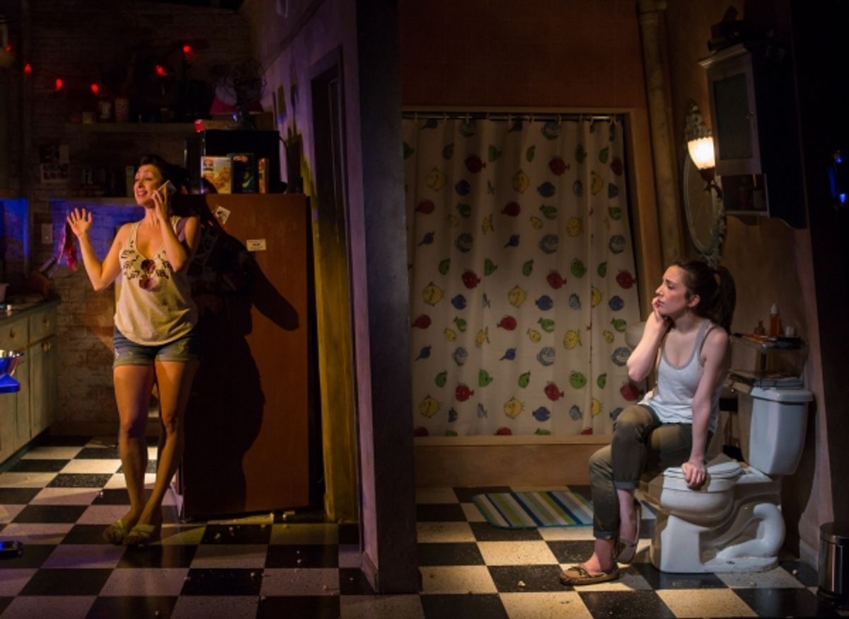 Natascia Diaz (Adrienne) and Jessica Hershberg  at 