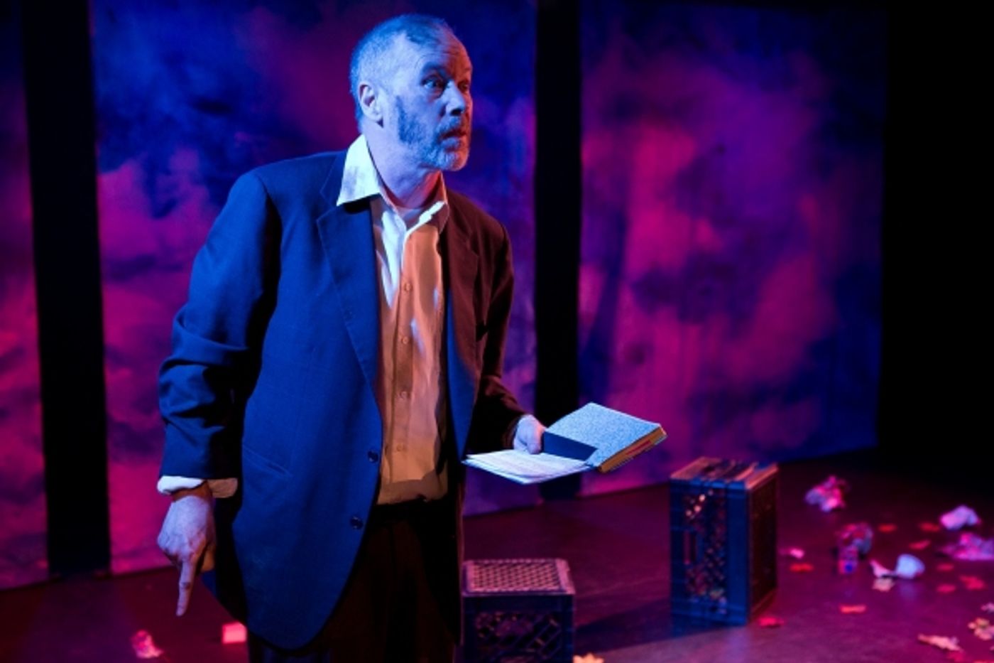 Photo Flash: First Look at Richard Hoehler in I OF THE STORM, Opening Tonight Off-Broadway  Image