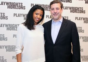 Renee Elise Goldsberry & guest @ BroadwayWorld Renee Elise Goldsberry & guest Photo