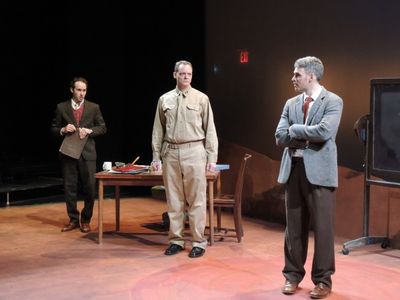Josh Doucette, Hugh Sinclair and Jordan Kaplan Photo