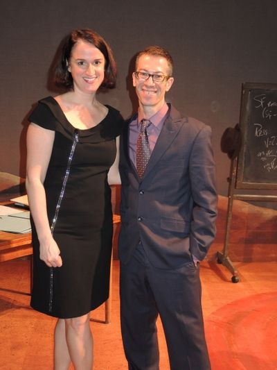 IRREVERSIBLE director Melanie Moyer Williams and playwright Jack Karp Photo