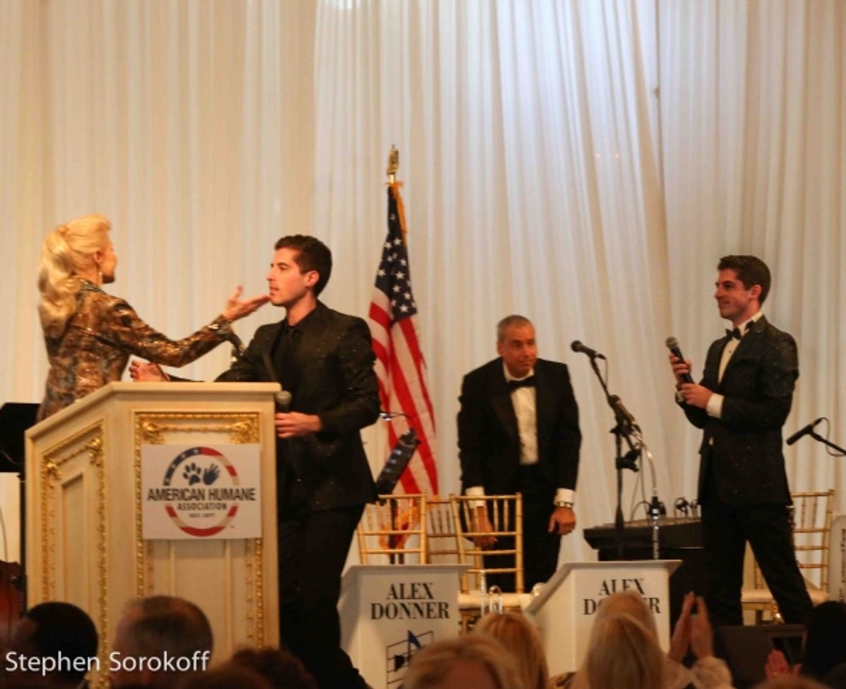 Lois Pope, Will Nunziata, Anthony Nunziata at 