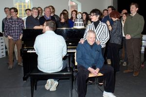 John Kander, Chita Rivera and the cast of THE VISIT @ BroadwayWorld John Kander, Chita Rivera and the cast of THE VISIT Photo
