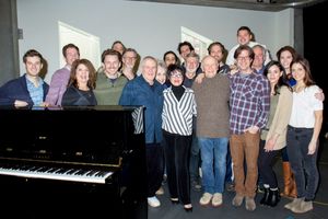 John Kander and the cast of THE VISIT Photo