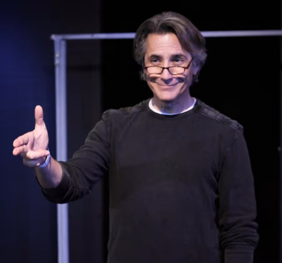 Photo Flash: First Look at Robert Dubac in THE BOOK OF MORON and THE MALE INTELLECT: AN OXYMORON? Off-Broadway Image
