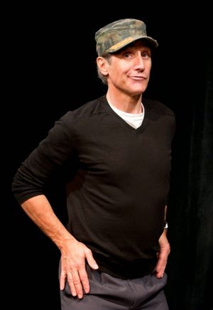 Robert Dubac in a scene from THE MALE INTELLECT: AN OXYMORON? Photo