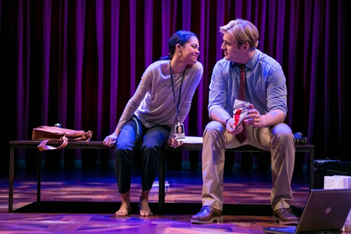 Kerry Warren as Cat and Harlan Work as Brad at 