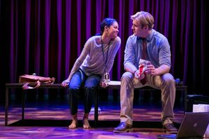 Kerry Warren as Cat and Harlan Work as Brad @ BroadwayWorld Kerry Warren as Cat and Harlan Work as Brad Photo