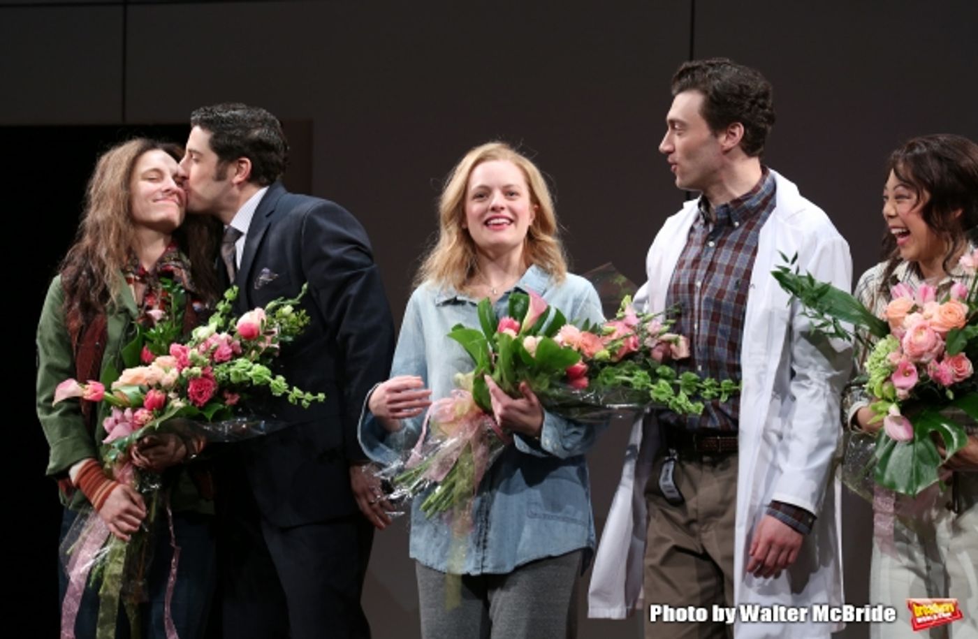 Photo Coverage: Elisabeth Moss & Cast of THE HEIDI CHRONICLES Take Opening Night Bows!  Image