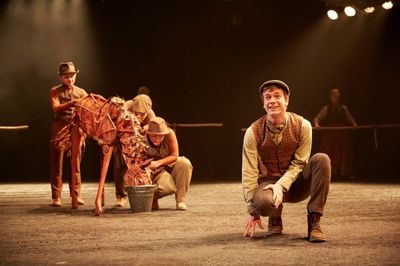 James Backway & Cast Photo