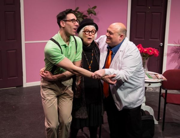 Budd (Joey Mirabile), Eyphah (Karen Lynn Gorney), Dr. Roe Wade (Peter Zachari) Photo