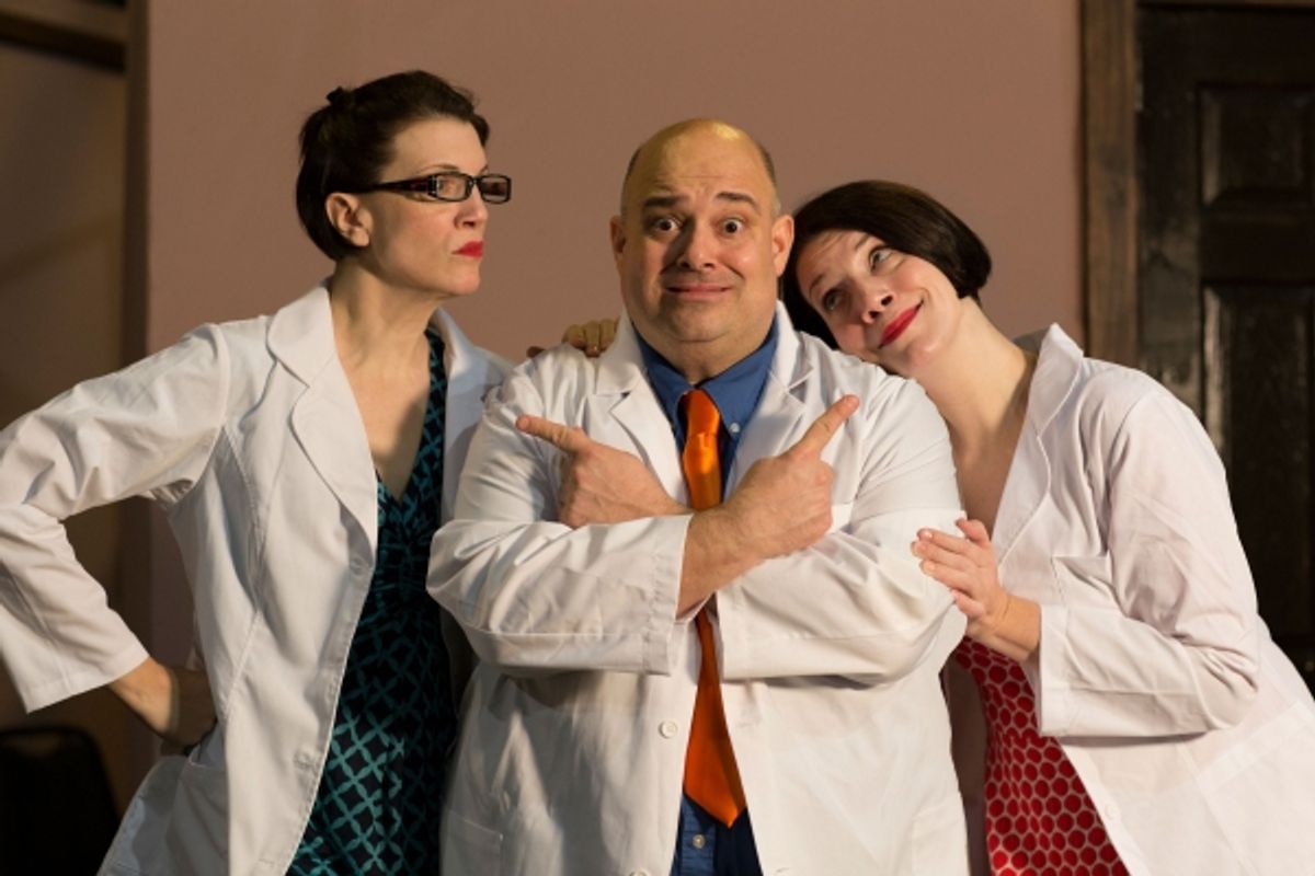 Dr. Roe Wade (Peter Zachari), Dee/Marcia (Lori Funk) at 