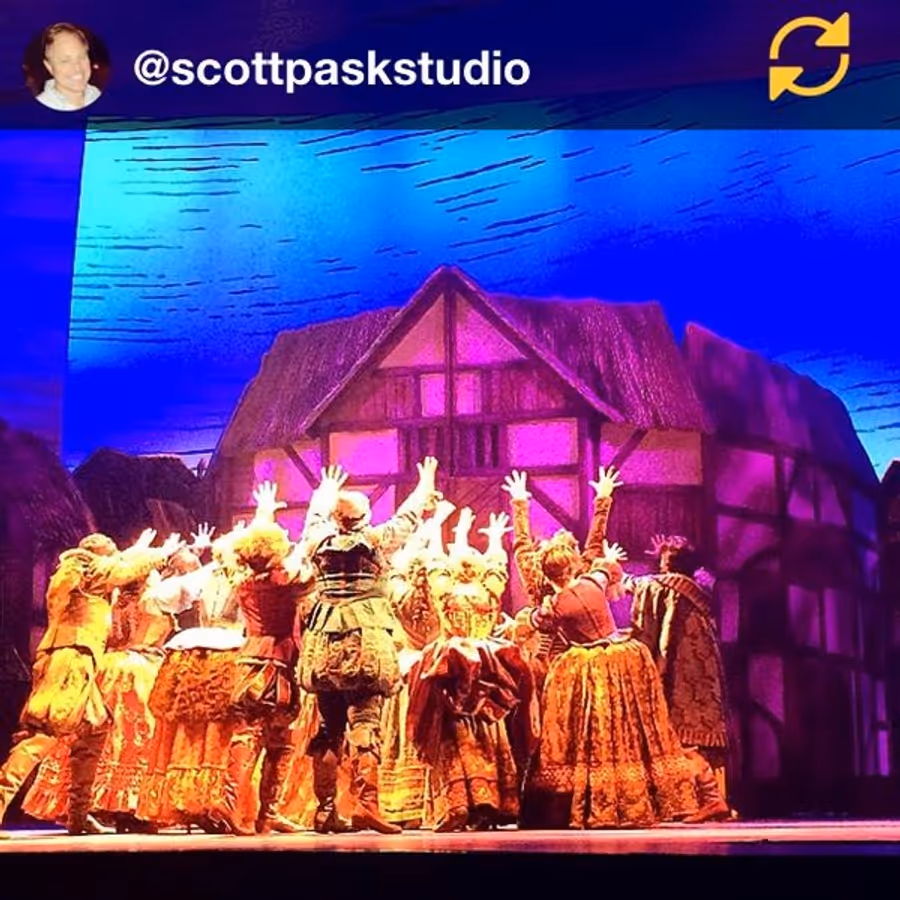Photo Flash: SOMETHING ROTTEN! Designer Shares Dress Rehearsal Photo Image