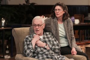 Ensemble members John Mahoney and Molly Regan Photo