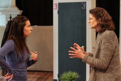 Audrey Francis with ensemble member Molly Regan  Photo