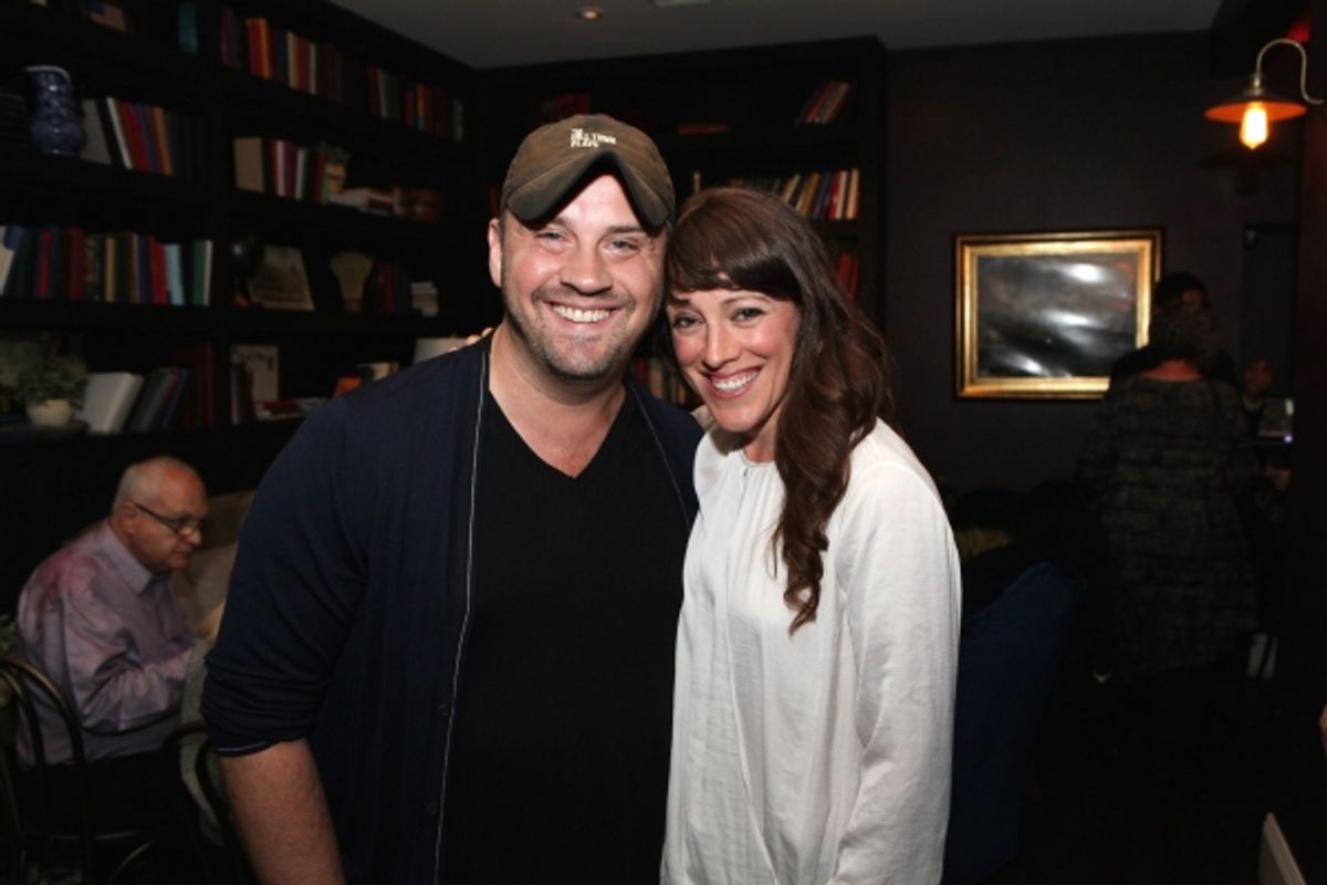 Director Daniel Talbot and cast member Samantha Soule at 