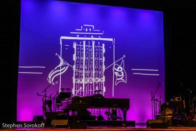 92Y Lyrics & Lyricists, Jessica Daryl Winer, backdrop drawings Photo
