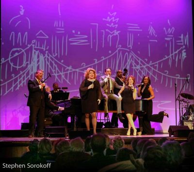 Billy Stritch, Klea Blackhurst, Jeffrey Schecter, Leslie Kritzer, La Tanya Hall Photo