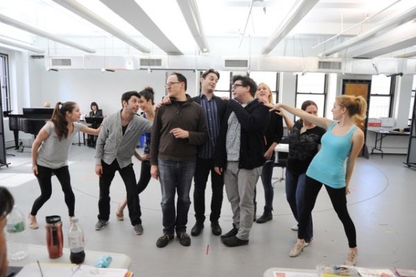 Photo Flash: In Rehearsal for World Premiere of NATIONAL PASTIME at Bucks County with Hunter Foster, Will Blum & More  Image