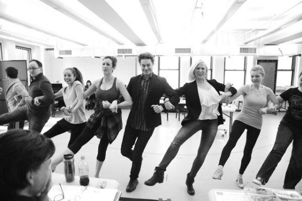 Photo Flash: In Rehearsal for World Premiere of NATIONAL PASTIME at Bucks County with Hunter Foster, Will Blum & More  Image
