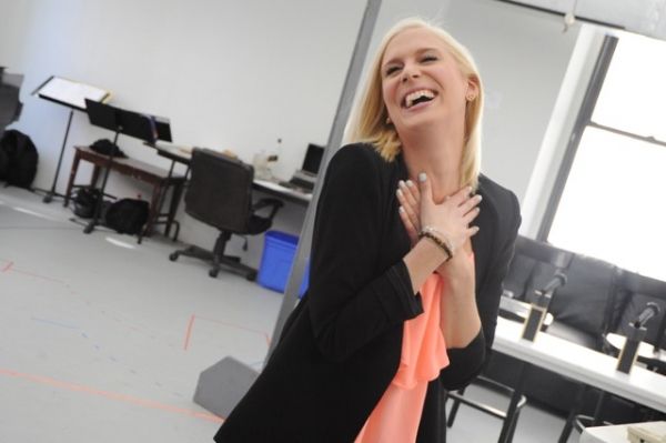 Photo Flash: In Rehearsal for World Premiere of NATIONAL PASTIME at Bucks County with Hunter Foster, Will Blum & More  Image