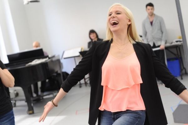Photo Flash: In Rehearsal for World Premiere of NATIONAL PASTIME at Bucks County with Hunter Foster, Will Blum & More  Image