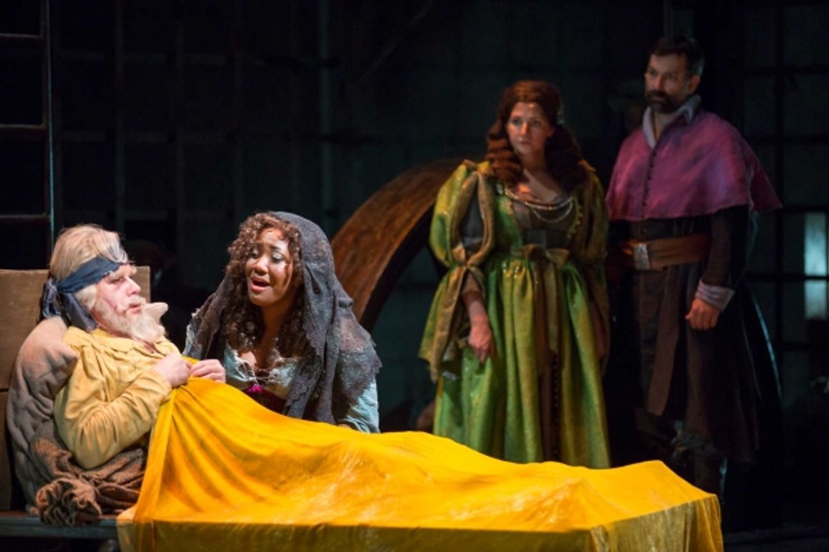 Anthony Warlow, Amber Iman, Maria Failla, and Robert Mammana at 