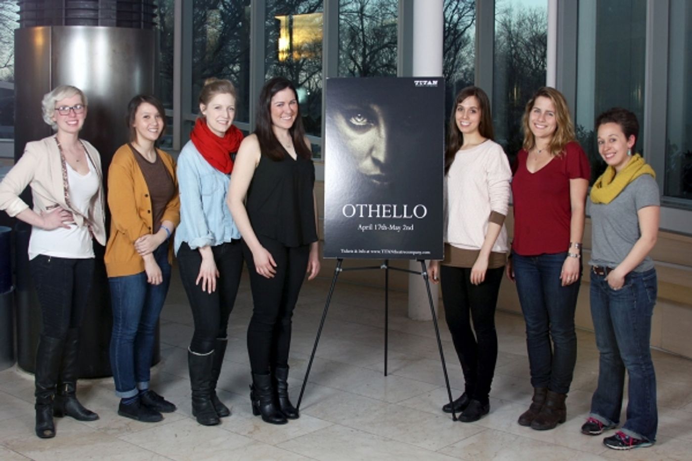 Photo Flash: Cast of Titan Theatre Company's All-Female OTHELLO Gathers for Rehearsals  Image