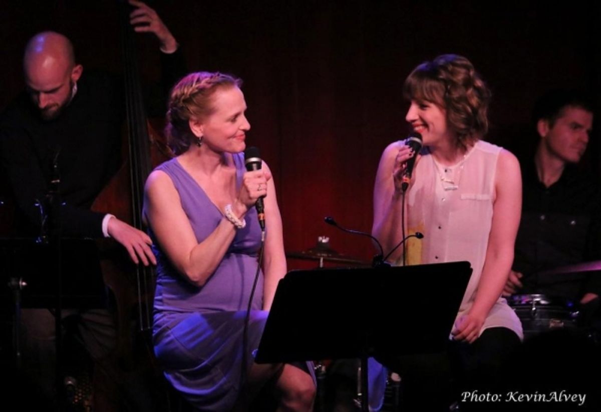 Anika Larsen and Jessie Mueller at 