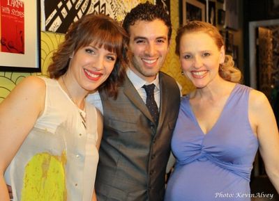Jessie Mueller, Jarrod Spector and Anika Larsen Photo