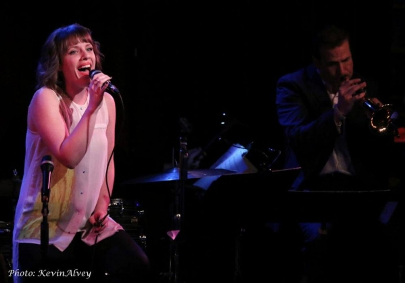 Photo Flash: BEAUTIFUL's Anika Larsen, Jessie Mueller and Jarrod Spector Celebrate SING YOU TO SLEEP at Birdland  Image