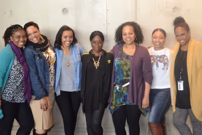 Playwright Katori Hall and the company Photo