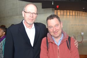  Executive Producer Edgar Dobie and resident dramaturg Jocelyn Clarke  Photo