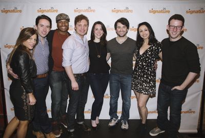The cast and creative team behind the world premiere production of Soon at Signature  Photo