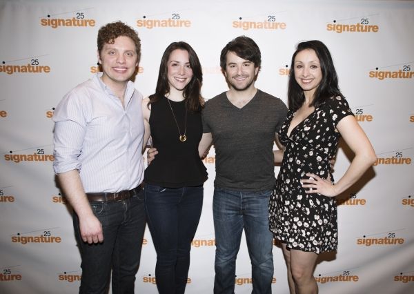 Joshua Morgan, Jessica Hershberg, Alex Brightman and Natascia Diaz Photo