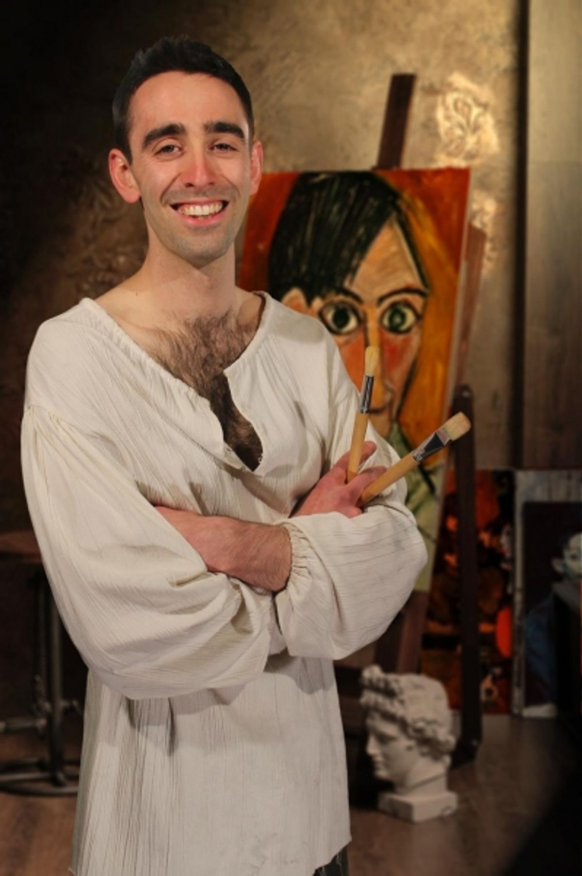 Frank Falisi as Pablo Picasso at 