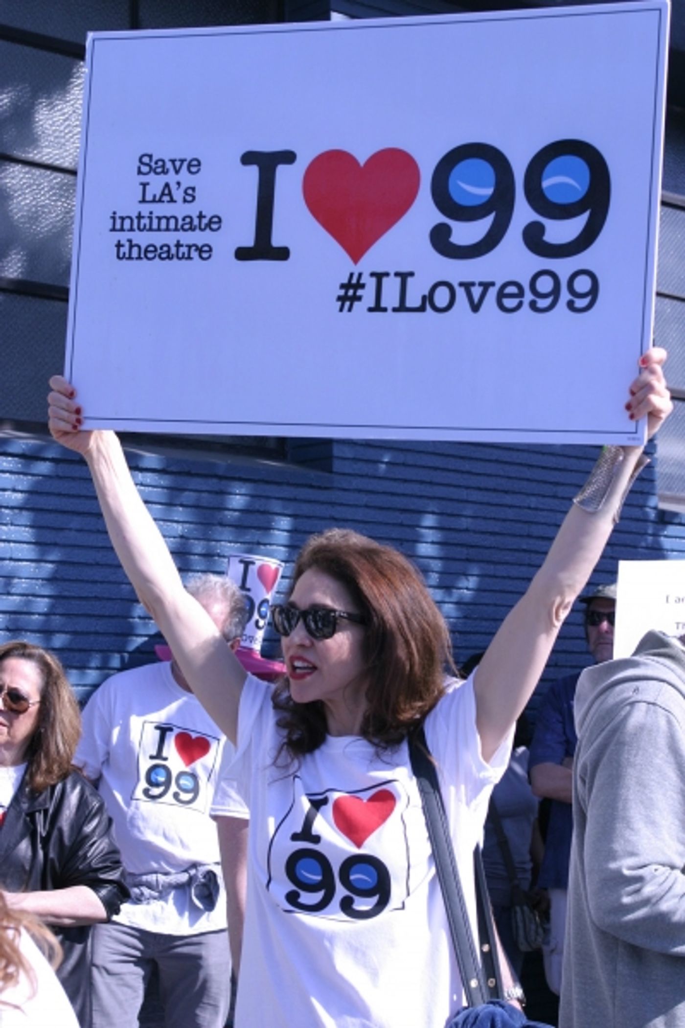 Photo Flash: French Stewart, Daisy Eagan, Frances Fisher and More at Pro-99 Rally in NoHo  Image