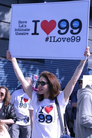 Pro-99 rally in NoHo on March 23, 2015 Photo