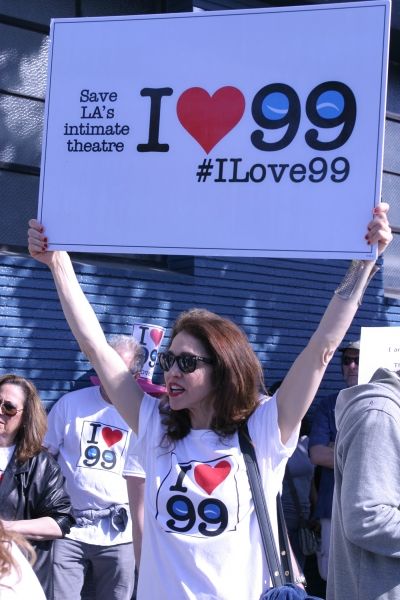Pro-99 rally in NoHo on March 23, 2015 Photo