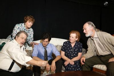 The Family takes a stab at Trivial Pursuit (left to right - Scott Holmes, Jeanette Se Photo