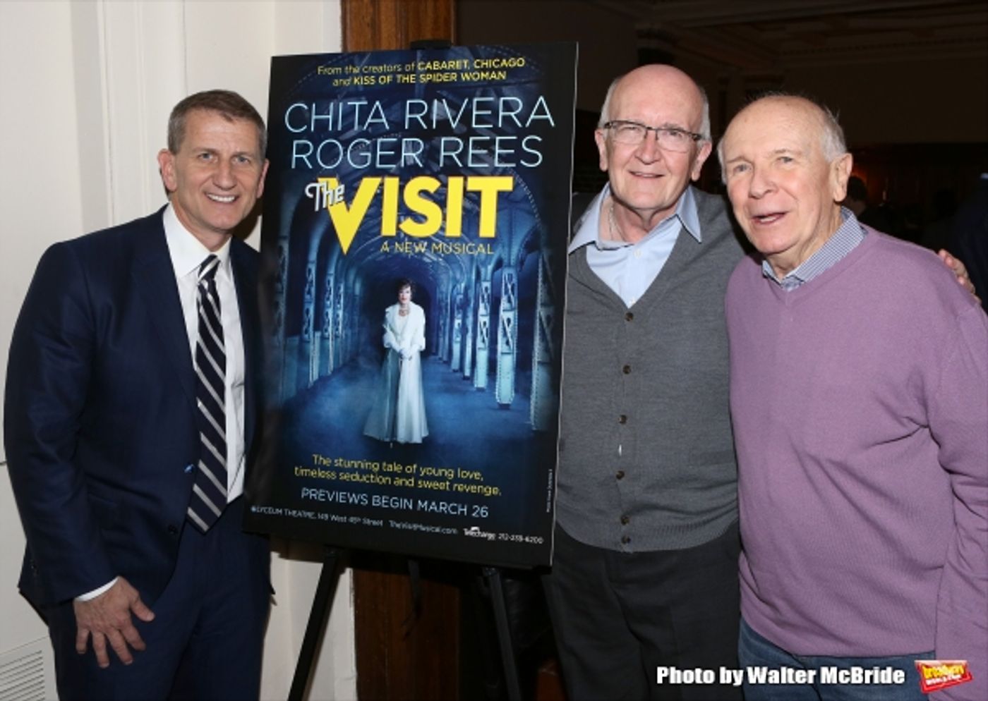 Photo Coverage: Chita Rivera & THE VISIT Cast Meet the Press; Previews Begin Tomorrow!  Image