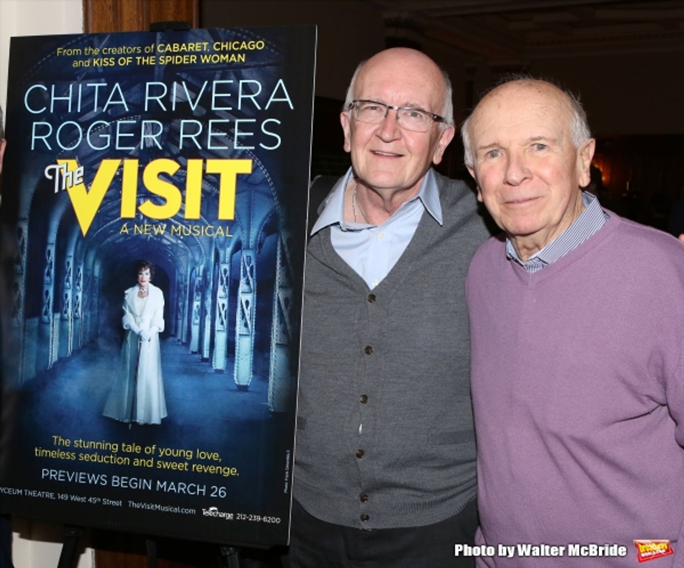 Photo Coverage: Chita Rivera & THE VISIT Cast Meet the Press; Previews Begin Tomorrow!  Image