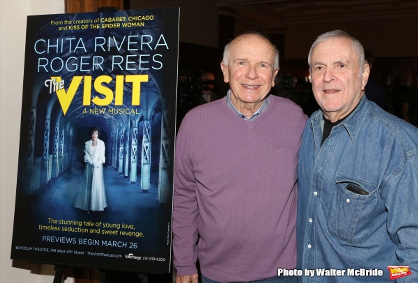 Photo Coverage: Chita Rivera & THE VISIT Cast Meet the Press; Previews Begin Tomorrow!  Image
